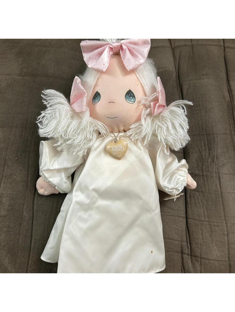 Applause Vintage 1985 PRECIOUS MOMENTS Angel "Angie" Doll 15” with Halo & Wings